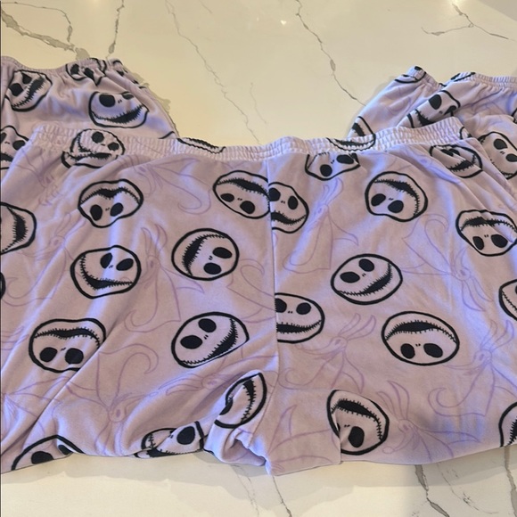 Disney Women's Sleep Pants - Purple Jack Skellington Nightmare Before Christmas - Picture 3 of 10